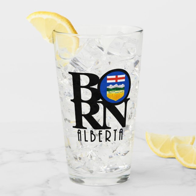 BORN Alberta Canada Glass (Front Ice)