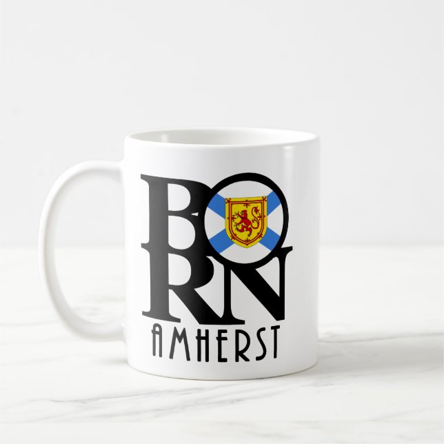 BORN Amherst NS 11oz Coffee Mug (Left)