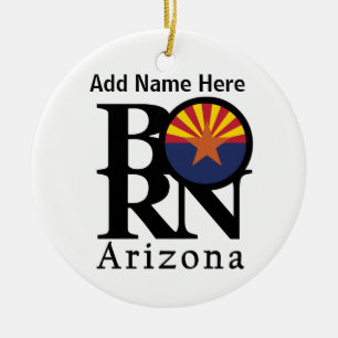 BORN Arizona Ceramic Tree Decoration