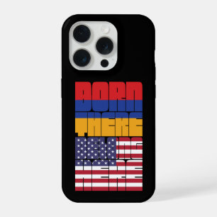 Born Armenia Belong American iPhone 15 Pro Case
