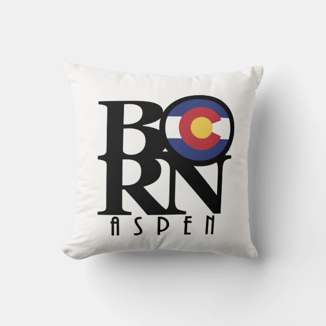BORN Aspen Colorado Cushion (Front)