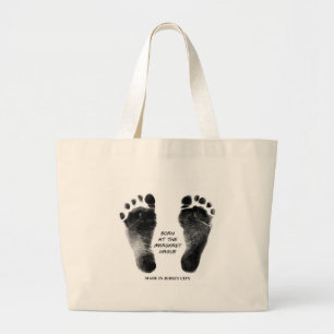 Born at the Margaret Hague Large Tote Bag