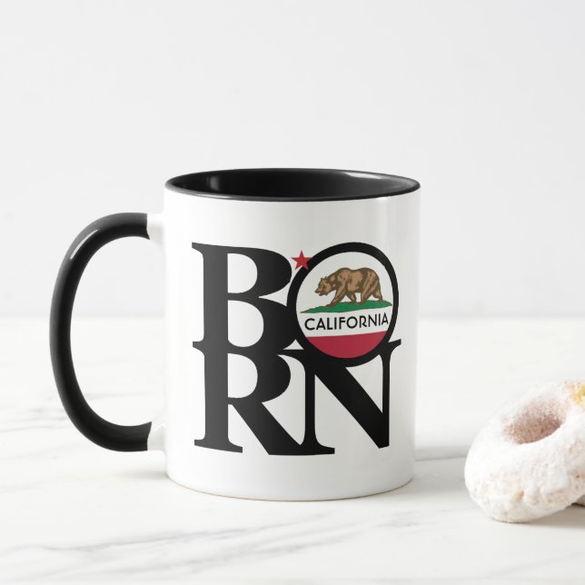 BORN California Mug (With Donut)