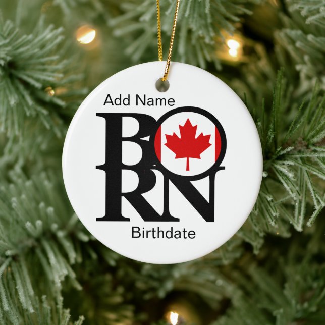 BORN Canada Custom Ceramic Tree Decoration (Tree)