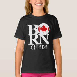BORN Canada (white text) T-Shirt
