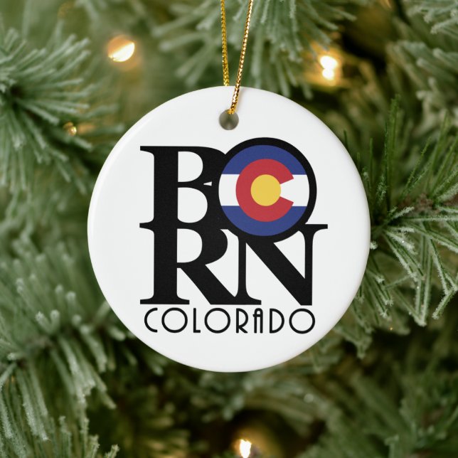 BORN Colorado Ceramic Tree Decoration (Tree)