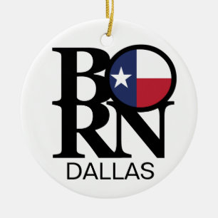 BORN Dallas Ceramic Tree Decoration