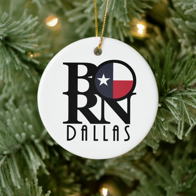 BORN Dallas Texas Ceramic Tree Decoration (Tree)