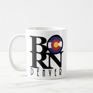 BORN Denver Colorado 11oz Coffee Mug
