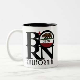 BORN Diablo California 11oz Two-Tone Coffee Mug