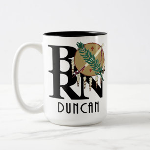 BORN  Duncan Oklahoma 15oz Two-Tone Coffee Mug