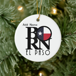 BORN El Paso Ceramic Ornament