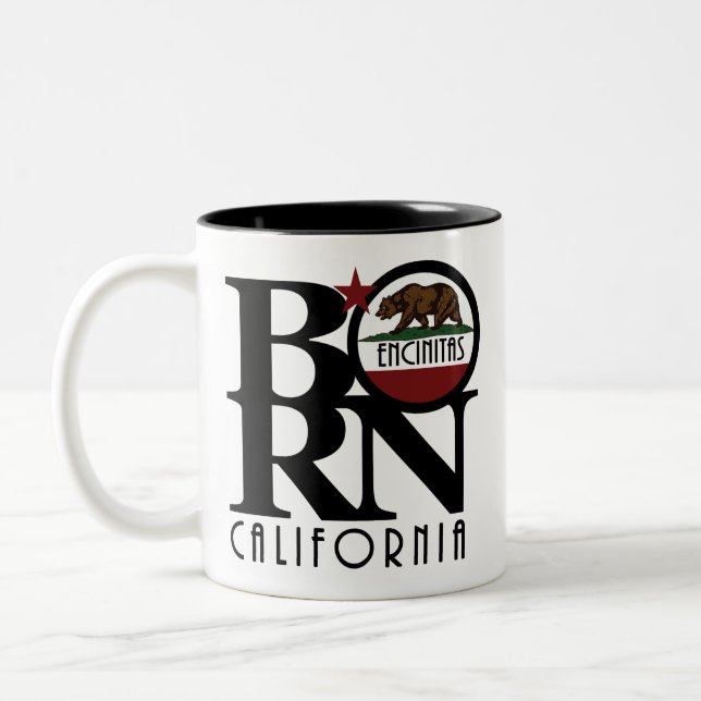 BORN Encinitas11oz Coffee Mug (Left)