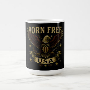Born Free USA – American Freedom Birth Pride Coffee Mug