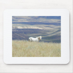 Born Free Wild Mustang Horse Mouse Mat