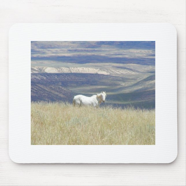 Born Free Wild Mustang Horse Mouse Mat (Front)