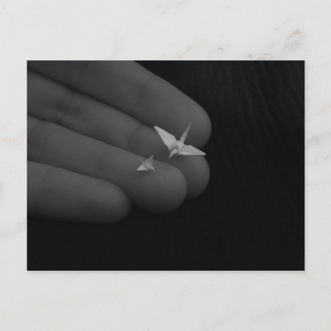 Born from Fingers Postcard (Front)