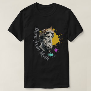 Born From Myth - Aesthetic Classical Statue Art T-Shirt