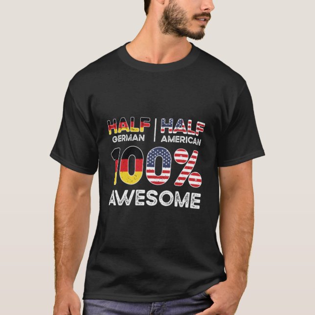 Born German Germany American Usa Citizenship Pullo T-Shirt (Front)