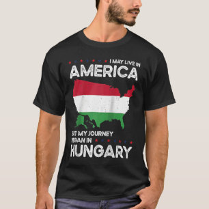 Born Hungarian Hungary American USA Citizenship Ra T-Shirt