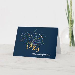 Born in 1929 Birthday Greeting Card