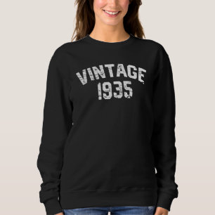 Born In 1935 87 Years Old Made In 1935 87th Birthd Sweatshirt