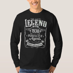 Born In 1938 Vintage 84th Birthday The Living Lege T-Shirt