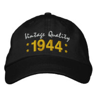 Born in 1944 or Any Year 70th Birthday V01A BLACK
