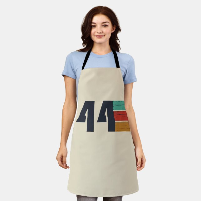 born in 1944 vintage birthday gift apron (Worn)