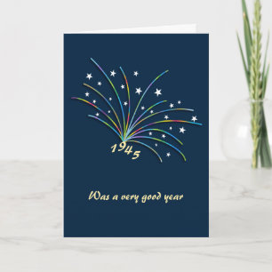 Born in 1945 Birthday Greeting Card