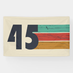 Born in 1945 vintage 80th birthday gifts banner