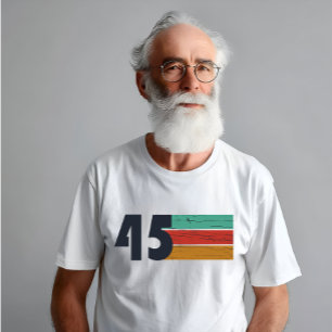 Born in 1945 vintage 80th birthday gifts T-Shirt