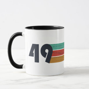 Born in 1949 vintage birthday gift mug
