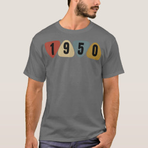 Born In 1950 Guitarist Guitar Pick Music Birthday T-Shirt