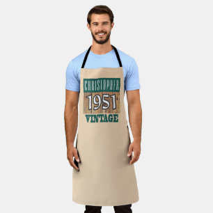 Born in 1951. Year of Birth Apron
