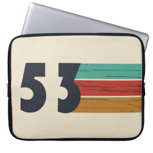Born in 1953 Vintage Birthday Gift Laptop Sleeve
