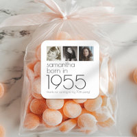 Born in 1955 3 Photos 70th Birthday Party Thanks