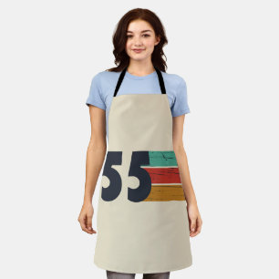 Born in 1955 vintage birthday gift apron