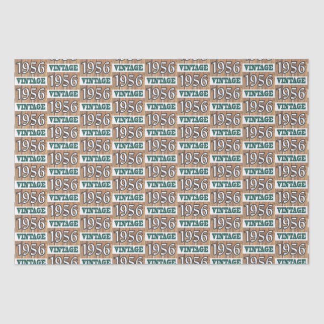 Born in 1956 tissue paper (Front)