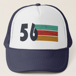 Born in 1956 vintage 70th birthday party trucker hat