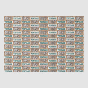 Born in 1957 tissue paper