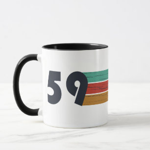 Born in 1959 vintage birthday gift mug