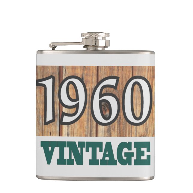 Born in 1960 flask (Front)