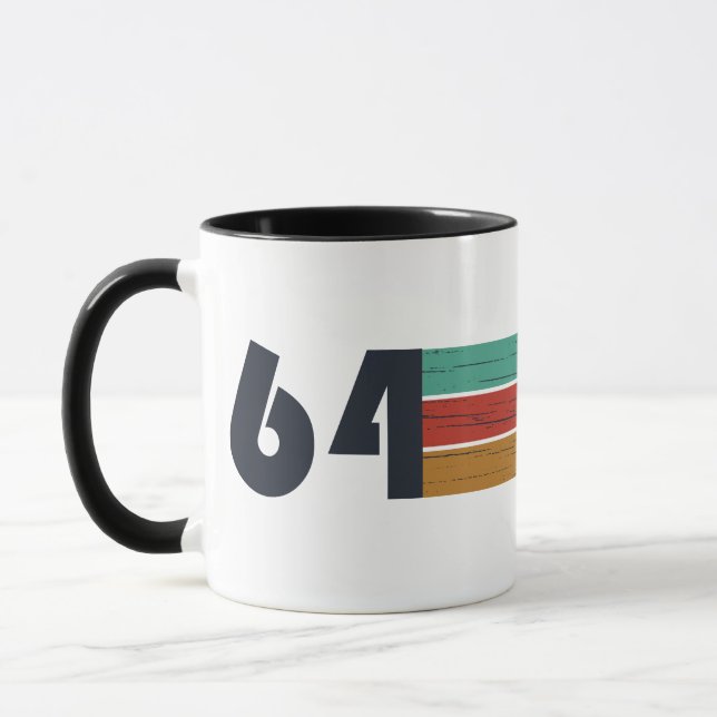 born in 1964 vintage birthday mug (Left)