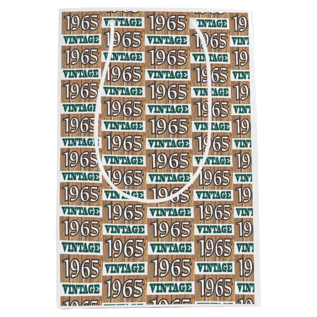 Born in 1965 medium gift bag (Front)