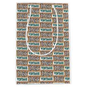 Born in 1966 medium gift bag