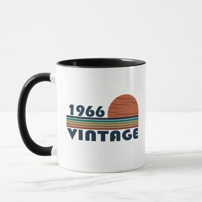 Born in 1966 vintage birthday mug (Left)