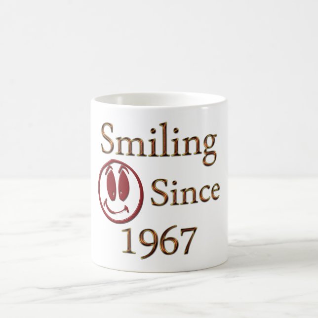 Born in 1967 coffee mug (Center)
