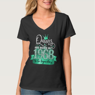 Born in 1968 I Black Turquoise Party Outfit & Acce T-Shirt