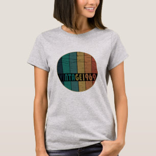 Born in 1969 colourful vintage birthday gift T-Shirt
